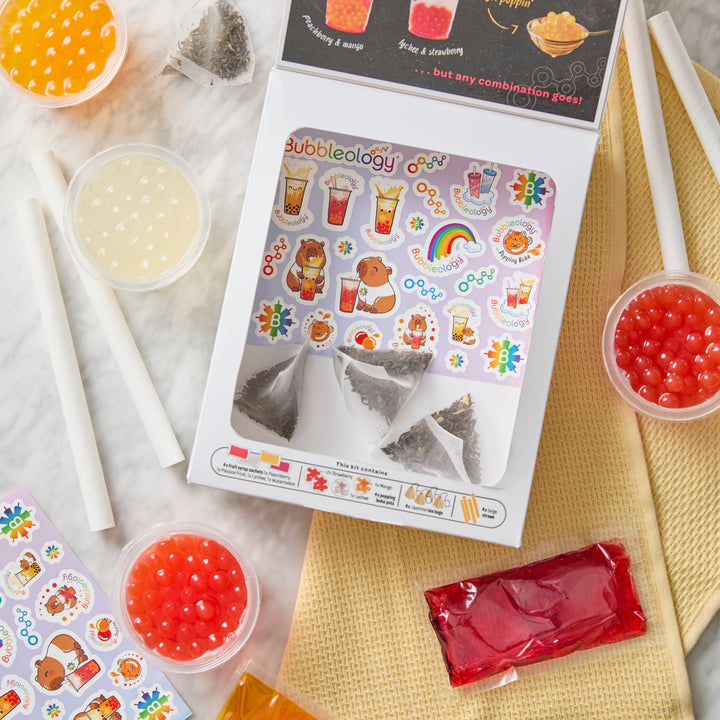 Bubbleology Fruit Bubble Tea Mixology Kit (Makes 4)