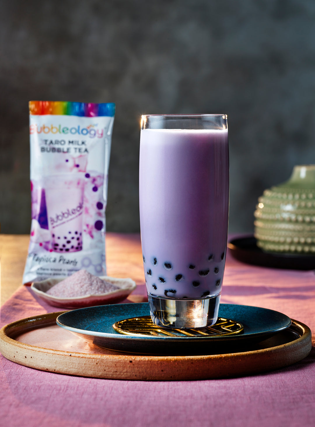 Bubbleology Taro Milk Bubble Tea Kit (Makes 1)